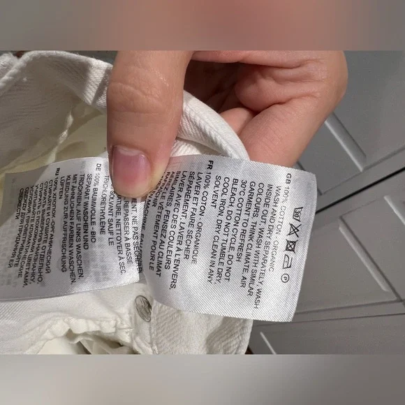 EUC Toteme Twisted Seam Denim Jeans in Off-White *new, still on website* - Picture 10 of 10